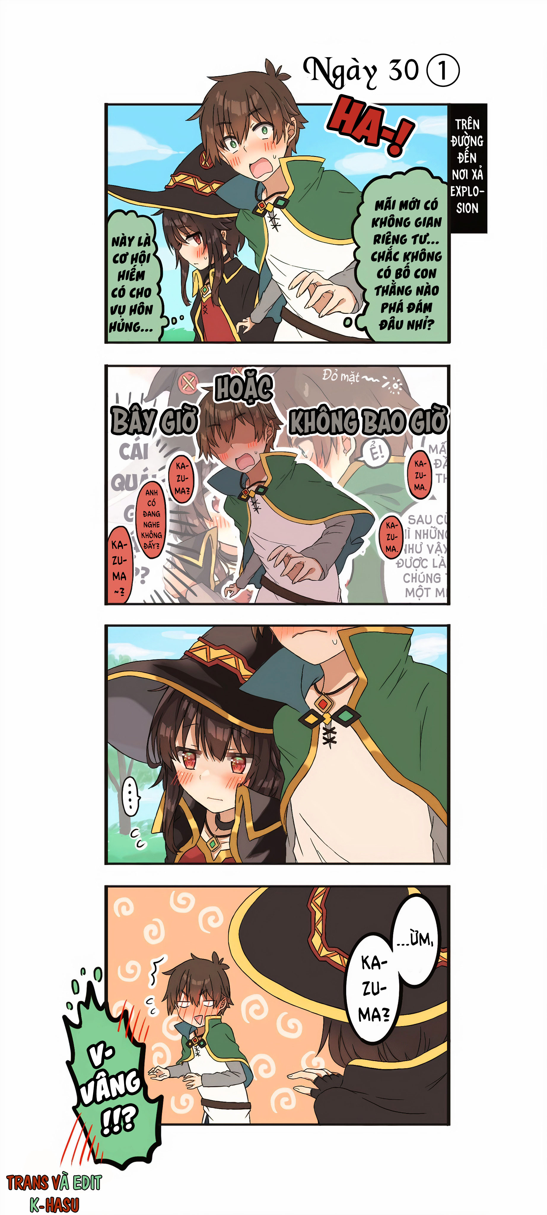 100 Ngày Trước Khi Cưới Của Kazuma Và Megumin Chapter 30 - Next Chapter 31