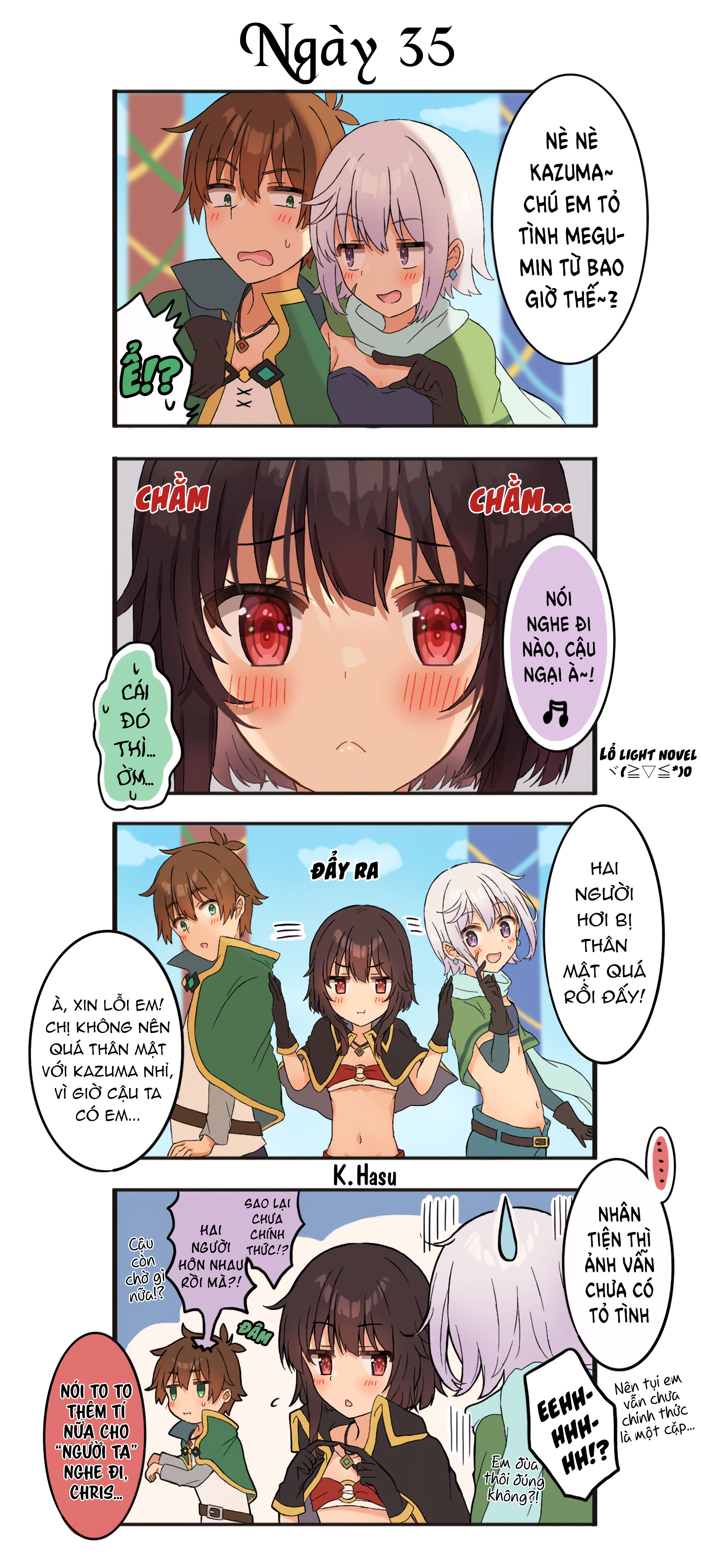 100 Ngày Trước Khi Cưới Của Kazuma Và Megumin Chapter 35 - Next Chapter 36