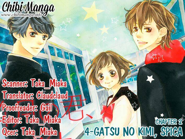 4-Gatsu No Kimi, Spica Chapter 2 - Trang 2