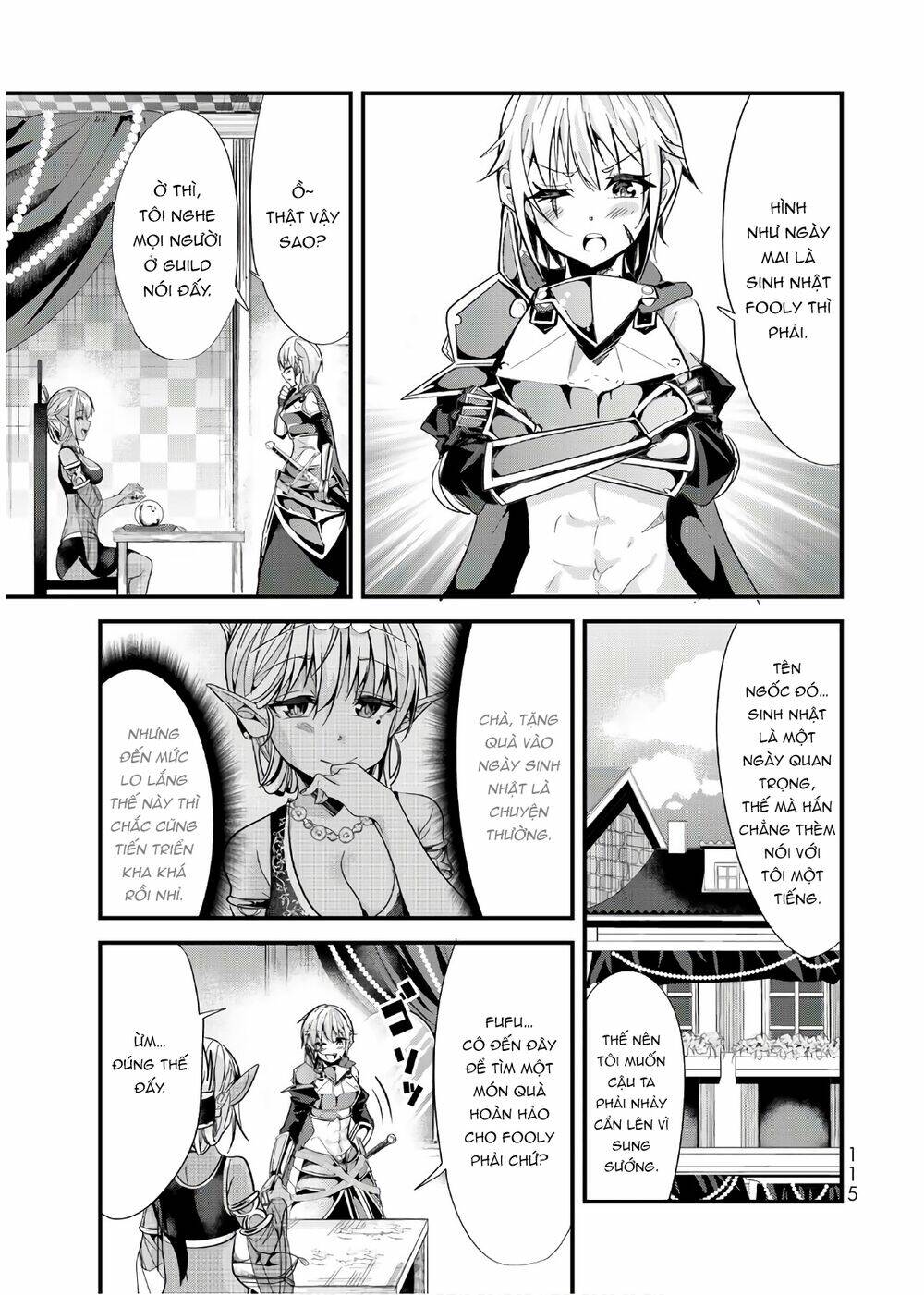 a story about treating a female knight who has never been treated as a woman Chapter 71 - Trang 2