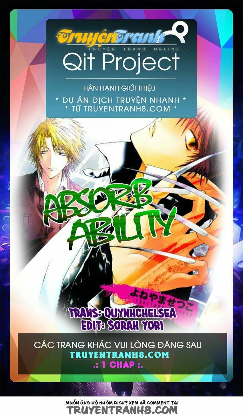 Absorb; Ability Chapter 2 - Next 