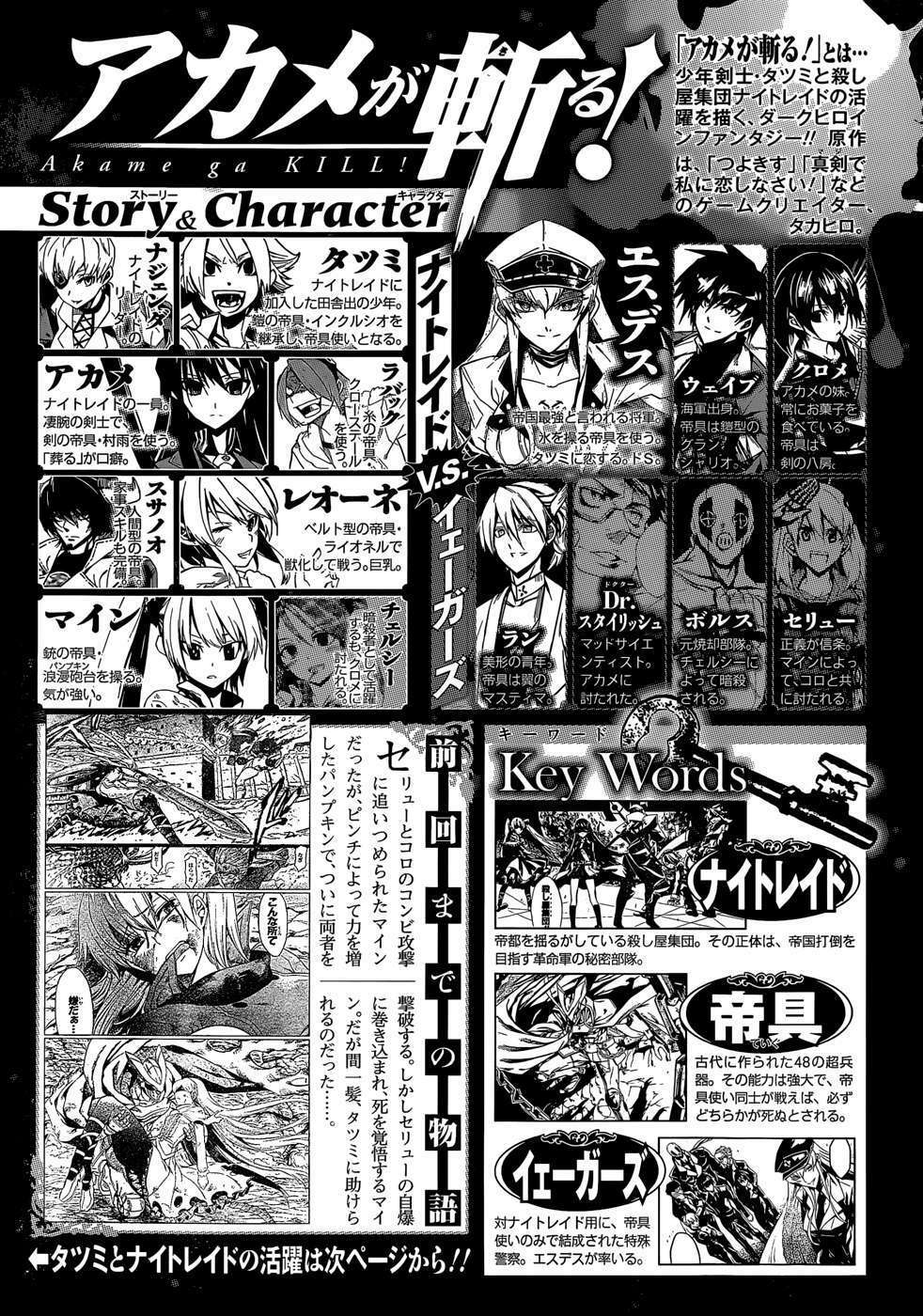 Akame Ga Kiru Chapter 39 - Next Chapter 40