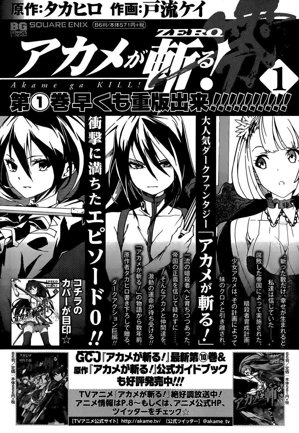 Akame Ga Kiru Chapter 52 - Next Chapter 52.2