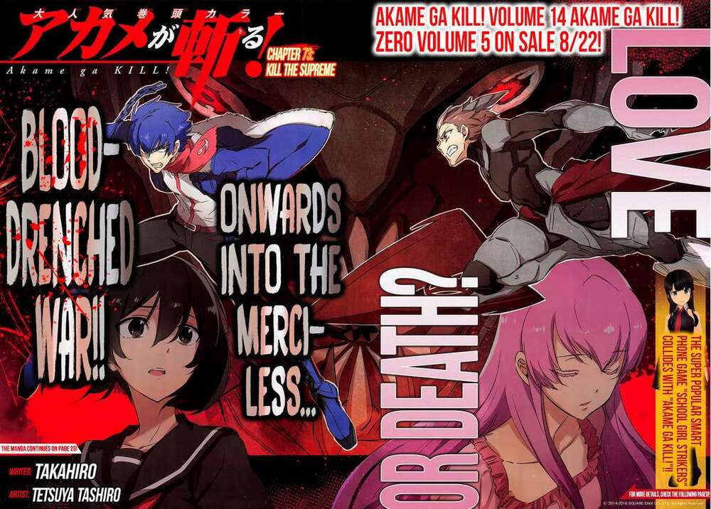 Akame Ga Kiru Chapter 73 - Next Chapter 74