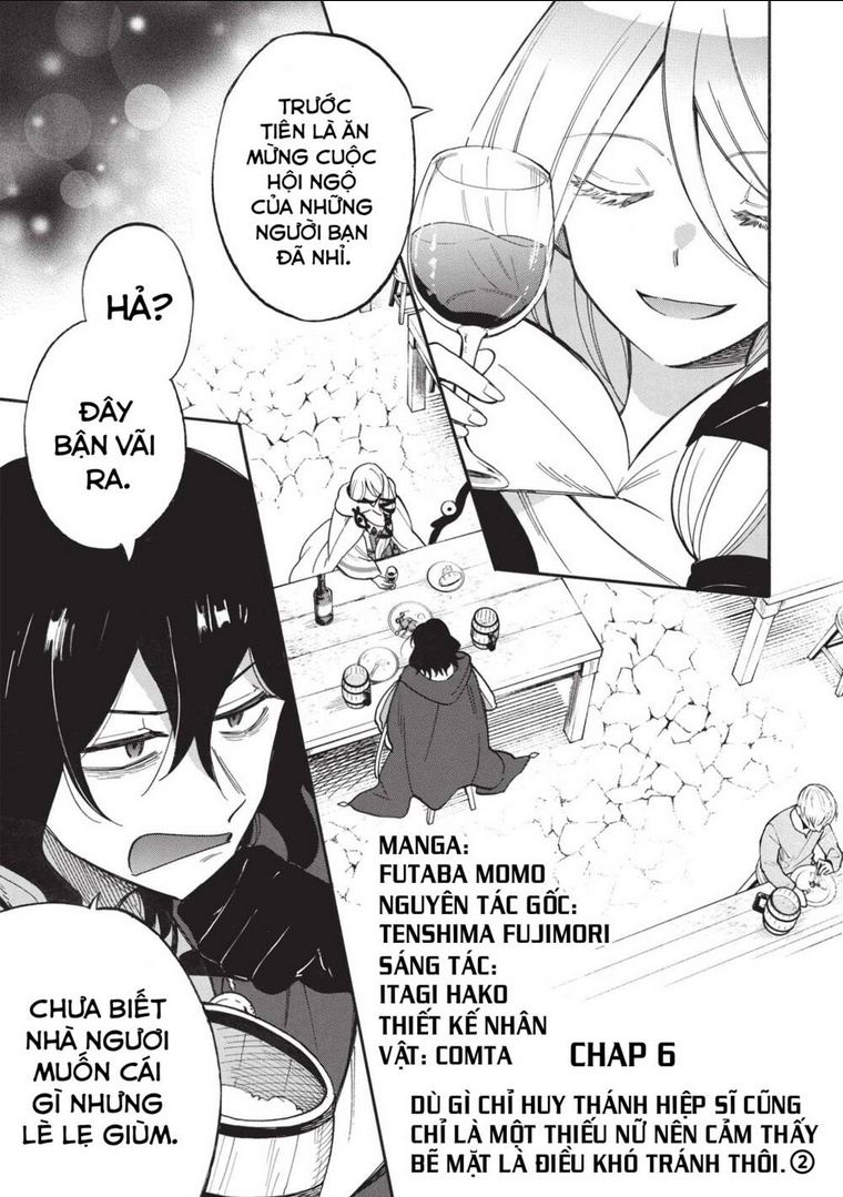 akuyuu no ore ga ponkotsu kishi wo mite rare naindaga, dou sewa wo yaki yaii?～ madome gaiden～ chapter 6: dù gì chỉ huy thánh hiệp sĩ cũng chỉ là một thiếu nữ nên cảm thấy bẽ mặt là điều khó tránh thôi. ② - Trang 2