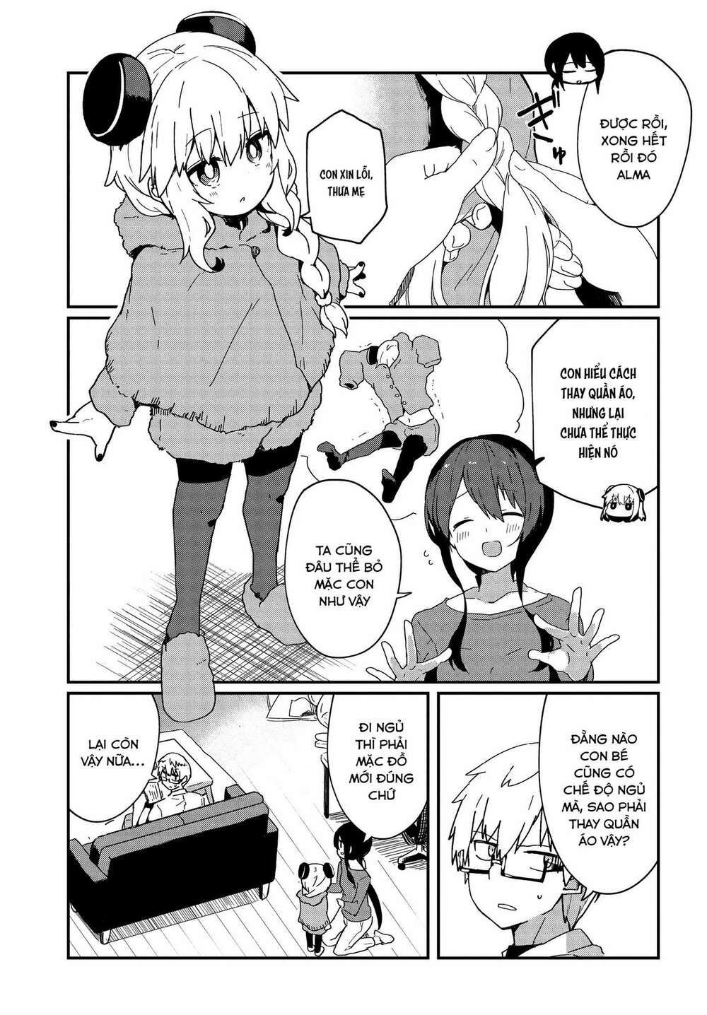 alma-chan wa kazoku ni naritai chapter 3 - Trang 2