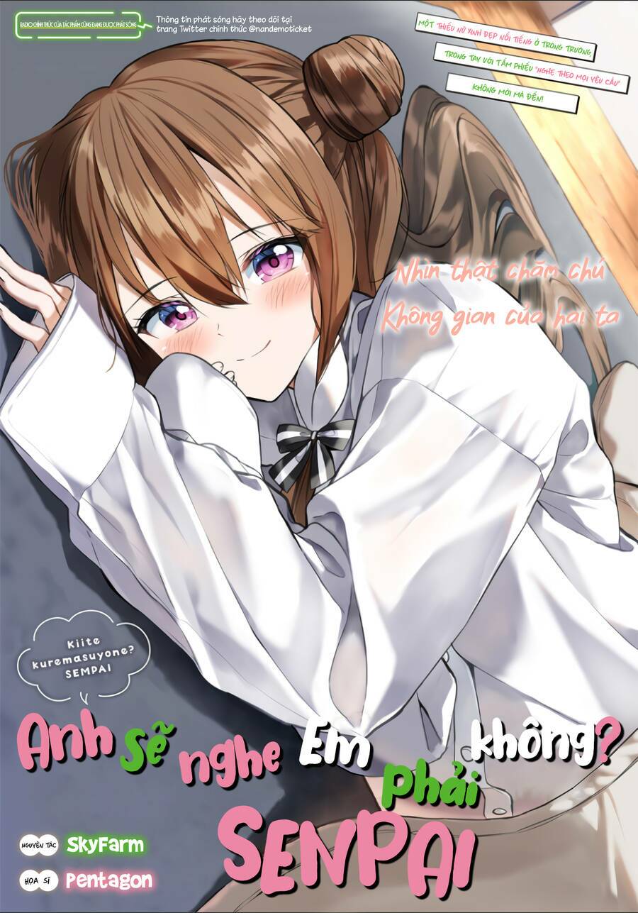 anh sẽ nghe lời em chứ? senpai chapter 6 - Trang 2