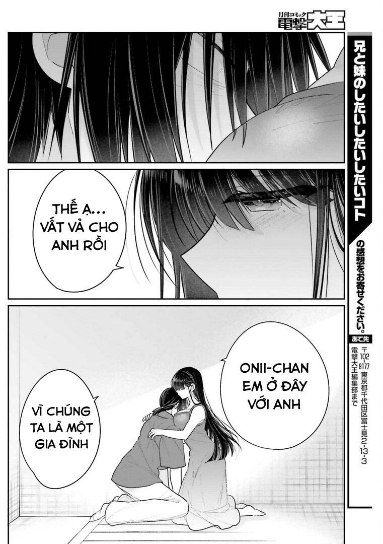 ani to imouto no shitai shitai shitai koto chapter 13.2 - Trang 2