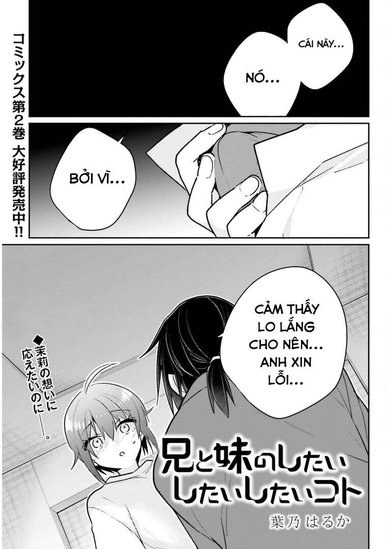 ani to imouto no shitai shitai shitai koto chapter 13.2 - Trang 2