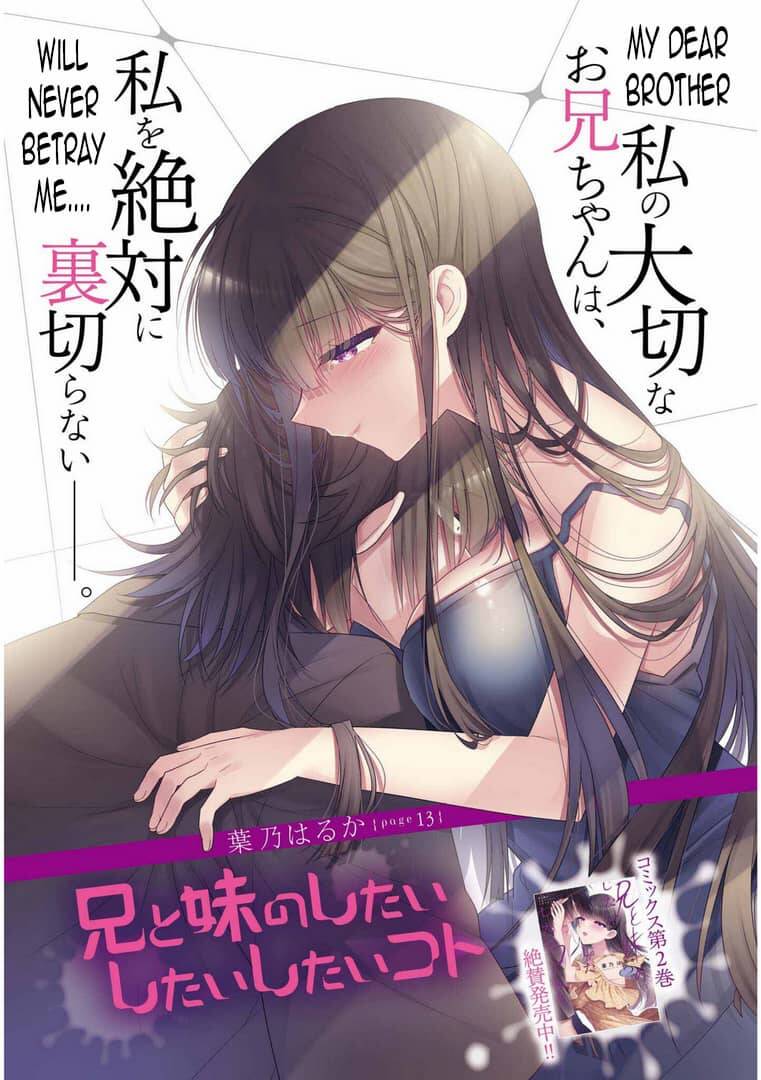 ani to imouto no shitai shitai shitai koto chapter 13 - Trang 2