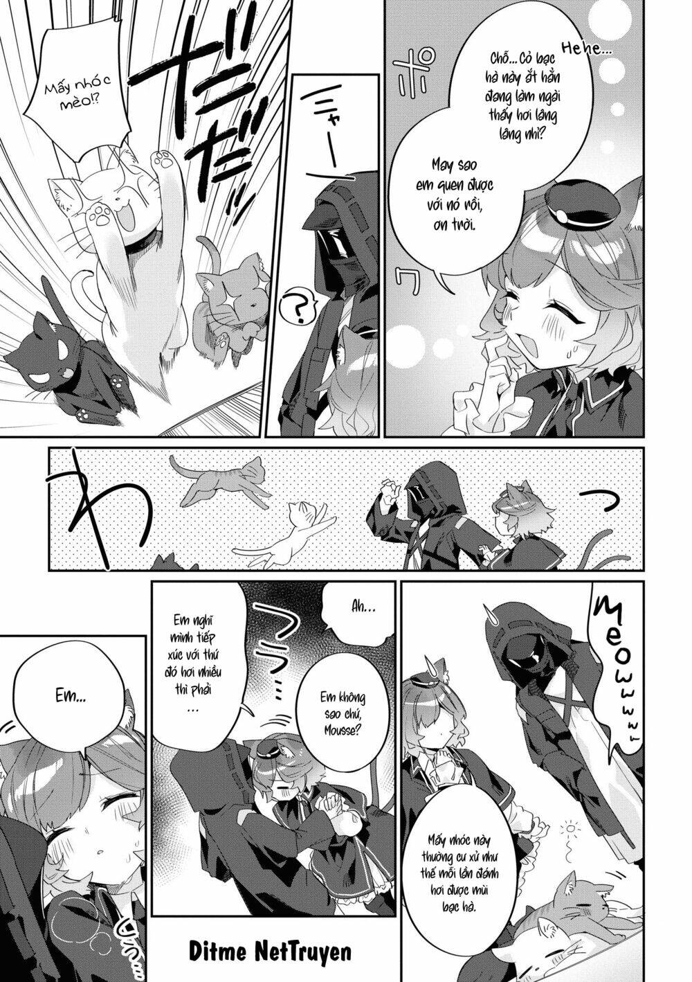 arknights comic anthology chapter 3: - danger: catnip! - Trang 2