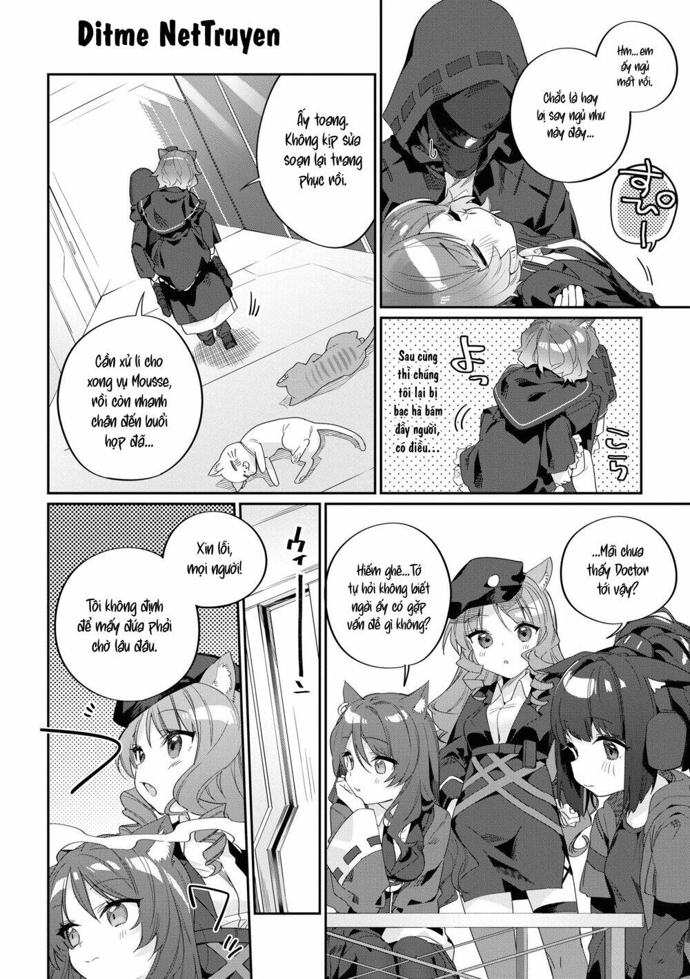 arknights comic anthology chapter 3: - danger: catnip! - Trang 2