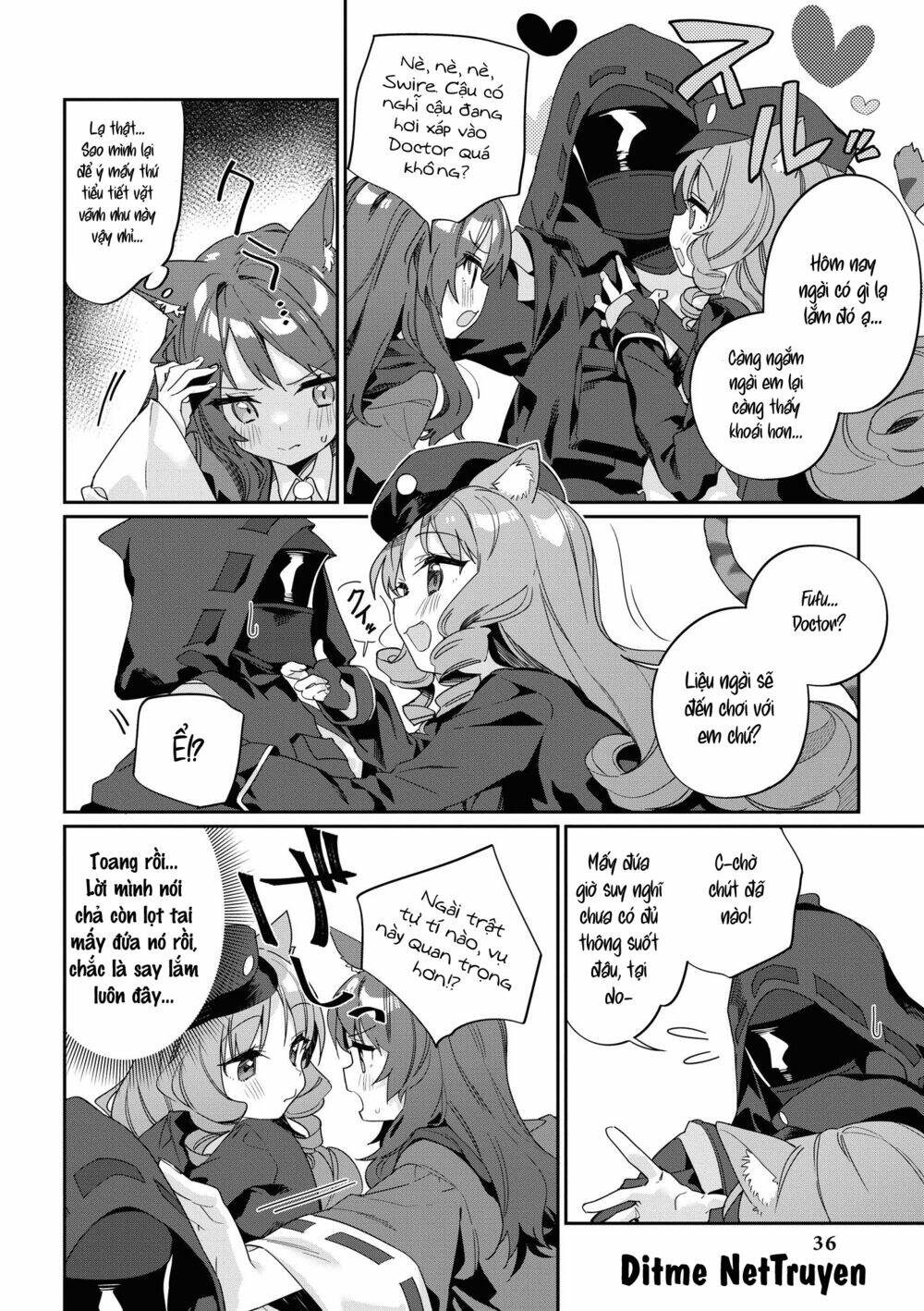 arknights comic anthology chapter 3: - danger: catnip! - Trang 2