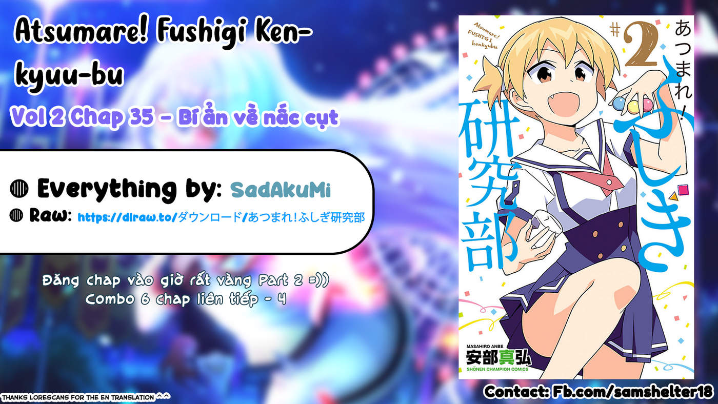 Atsumare! Fushigi Kenkyuu-bu Chapter 35 - Next Chapter 36