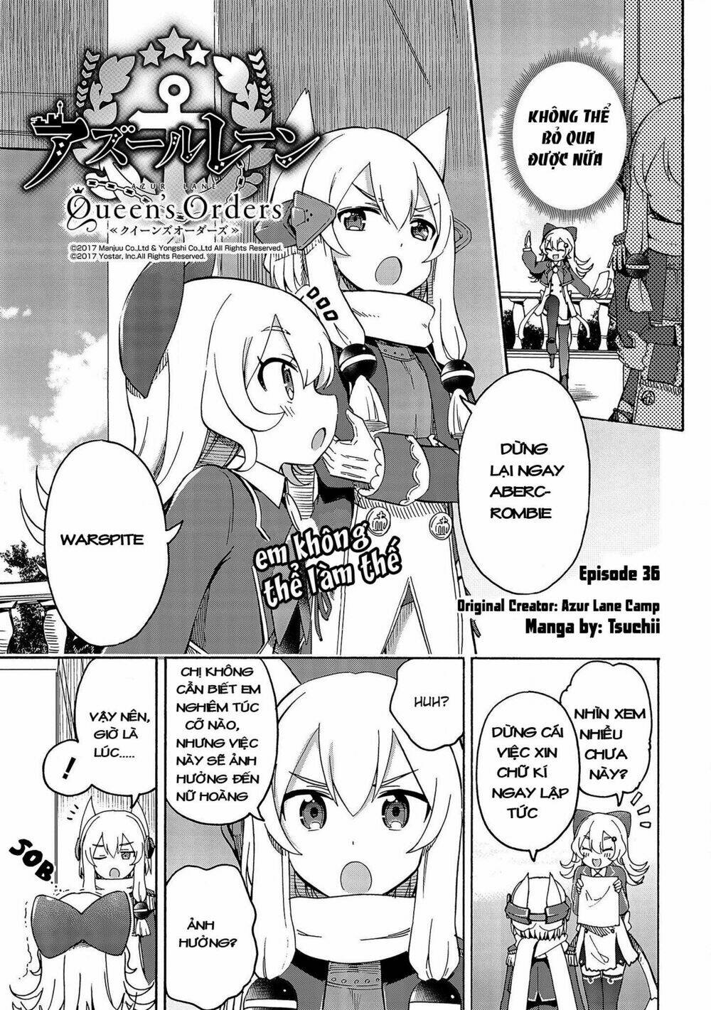 azur lane: queen order Chapter 36 - Trang 2