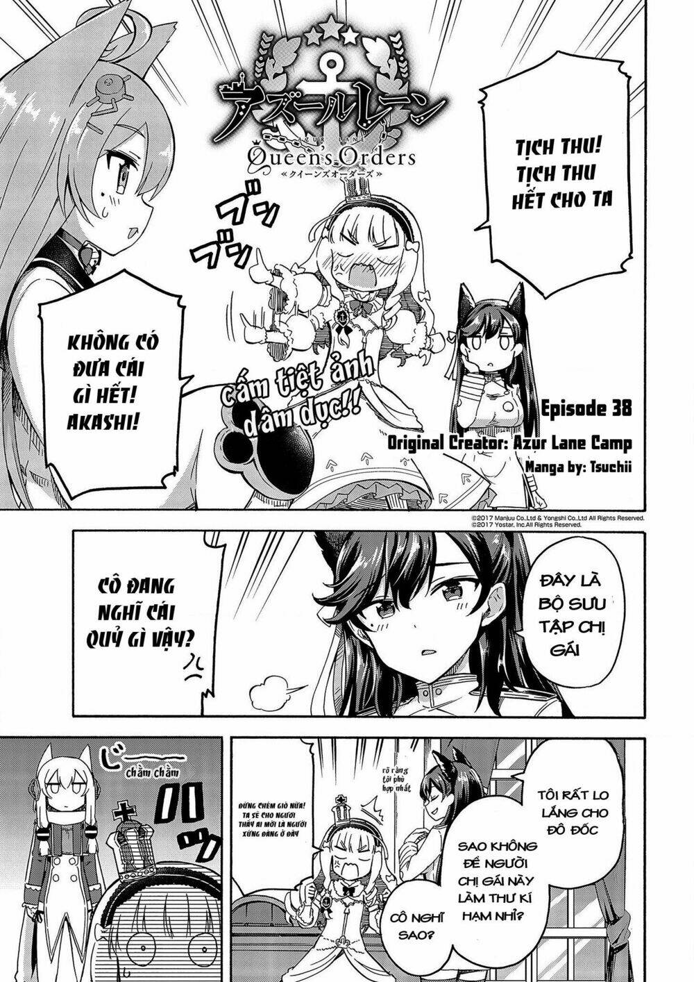 azur lane: queen order Chapter 38 - Trang 2