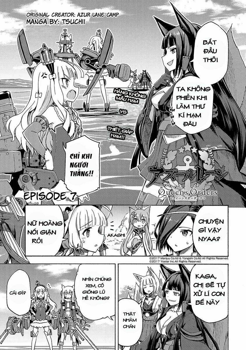 azur lane: queen order chapter 7 - Trang 2