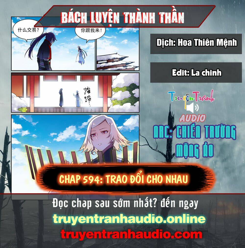 bách luyện thành thần chapter 594: - trao đổi với cơ lạc tuyết - Trang 2