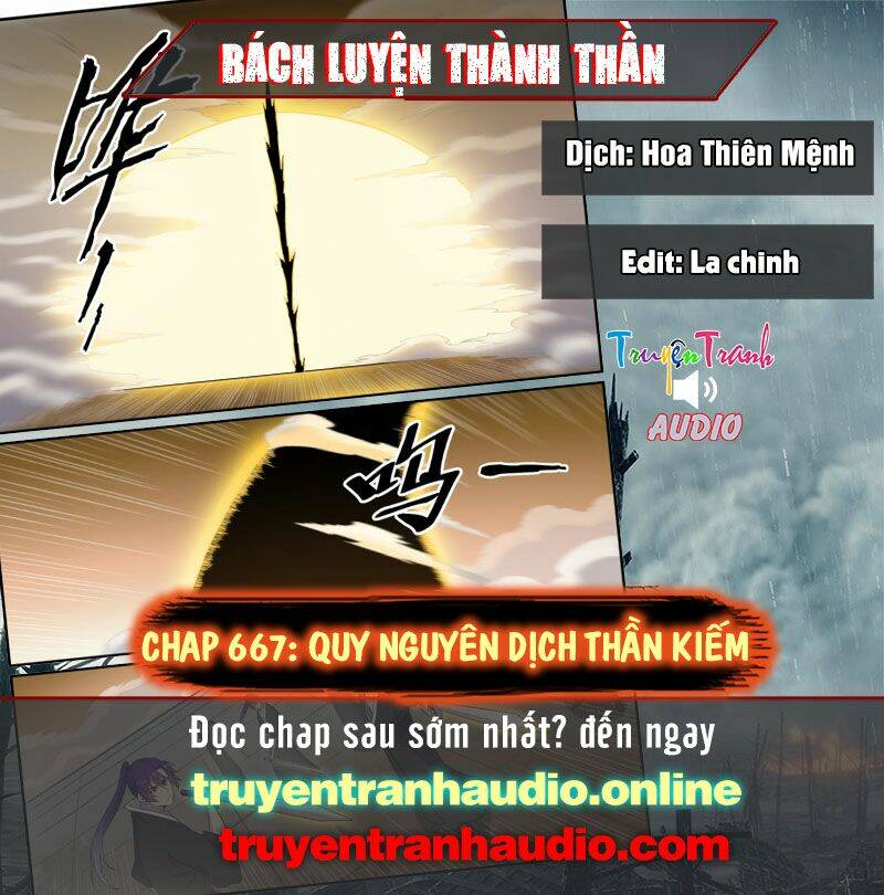 bách luyện thành thần chapter 667: - quy nguyên dịch thần kiếm - Trang 2