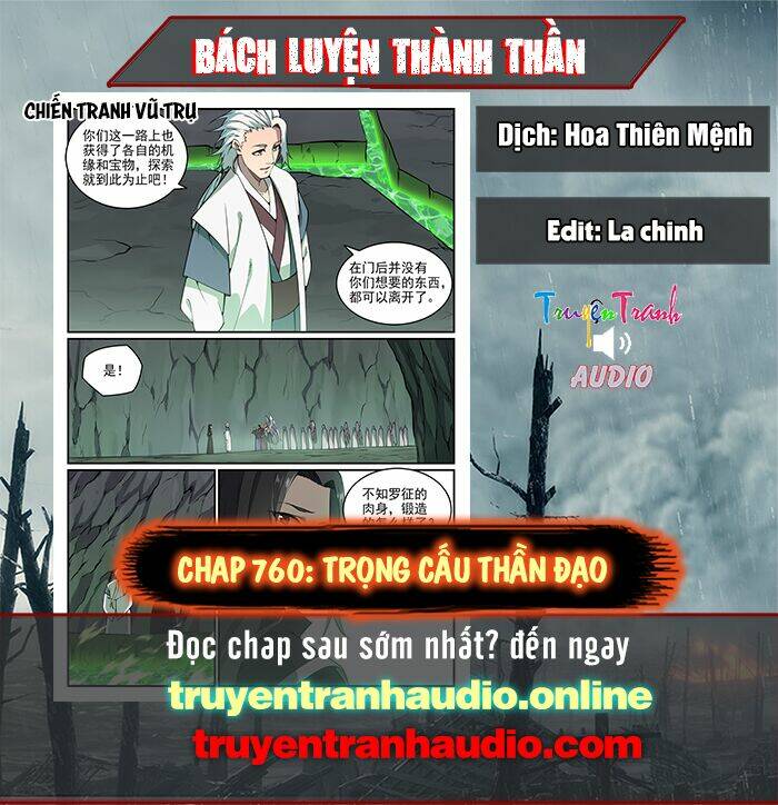 bách luyện thành thần Chapter 760 - Next Chapter 761