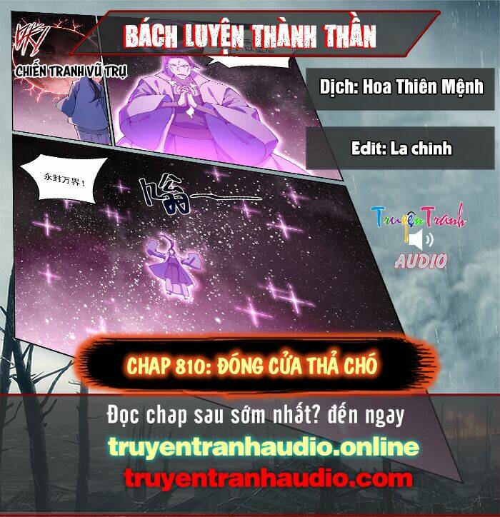 bách luyện thành thần Chapter 810 - Next Chapter 811