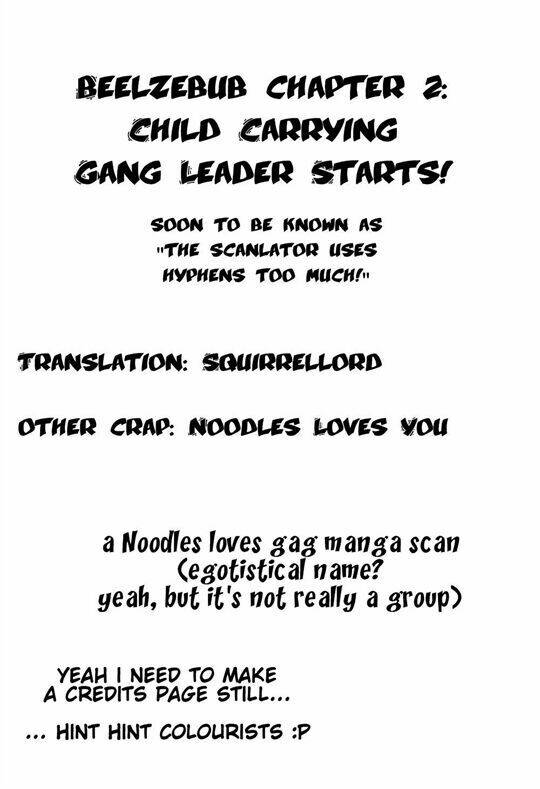 beelzebub - vua quỷ chapter 2 - Trang 2