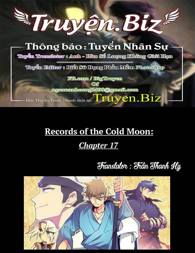 Biên Niên Sử Lãnh Nguyệt Chapter 17 - Next Chapter 18