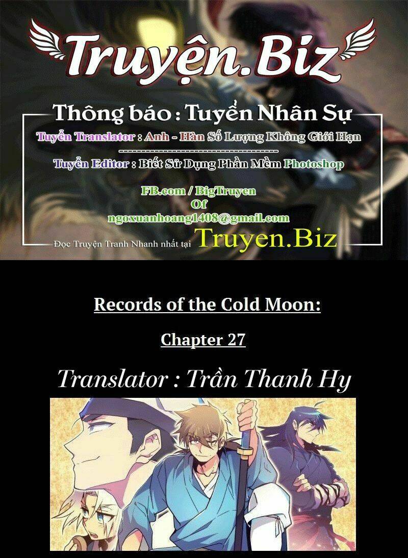 Biên Niên Sử Lãnh Nguyệt Chapter 27 - Next Chapter 28