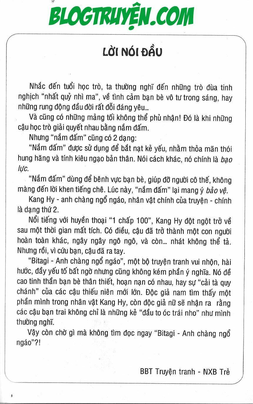 Bitagi - Anh Chàng Ngổ Ngáo Chapter 134 - Trang 2