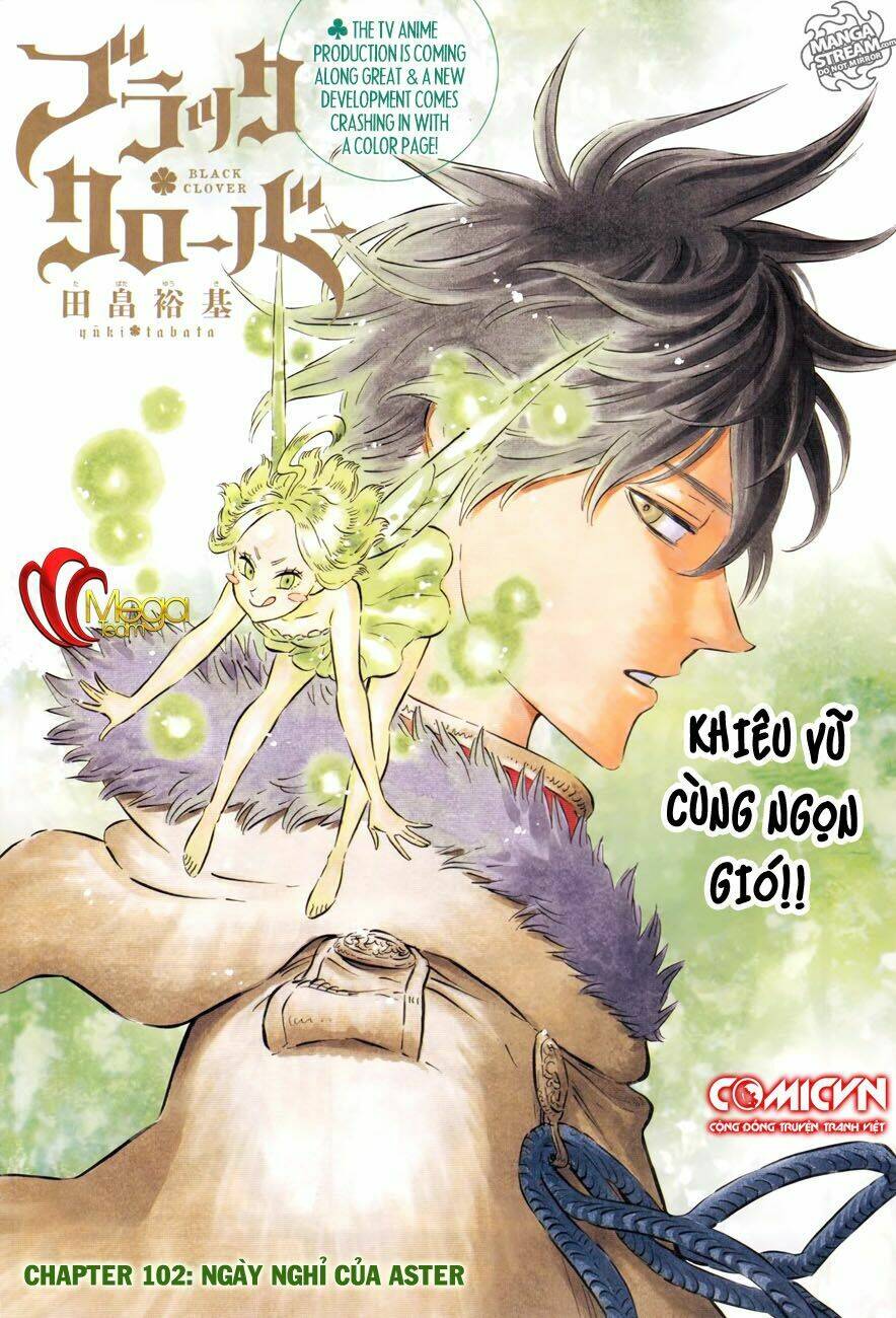 black clover - pháp sư không phép thuật chapter 102 - Trang 2