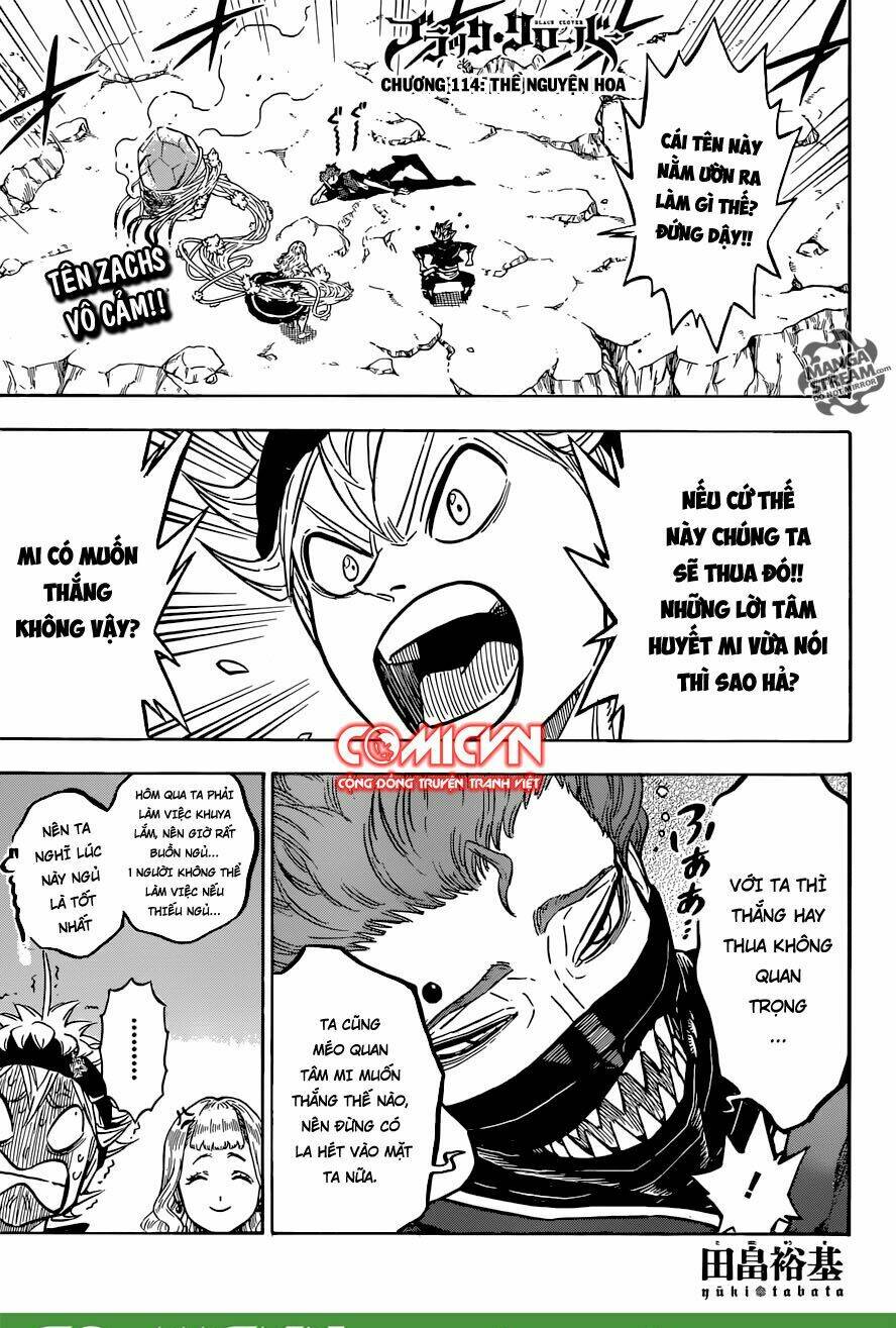 black clover - pháp sư không phép thuật chapter 114 - Trang 2