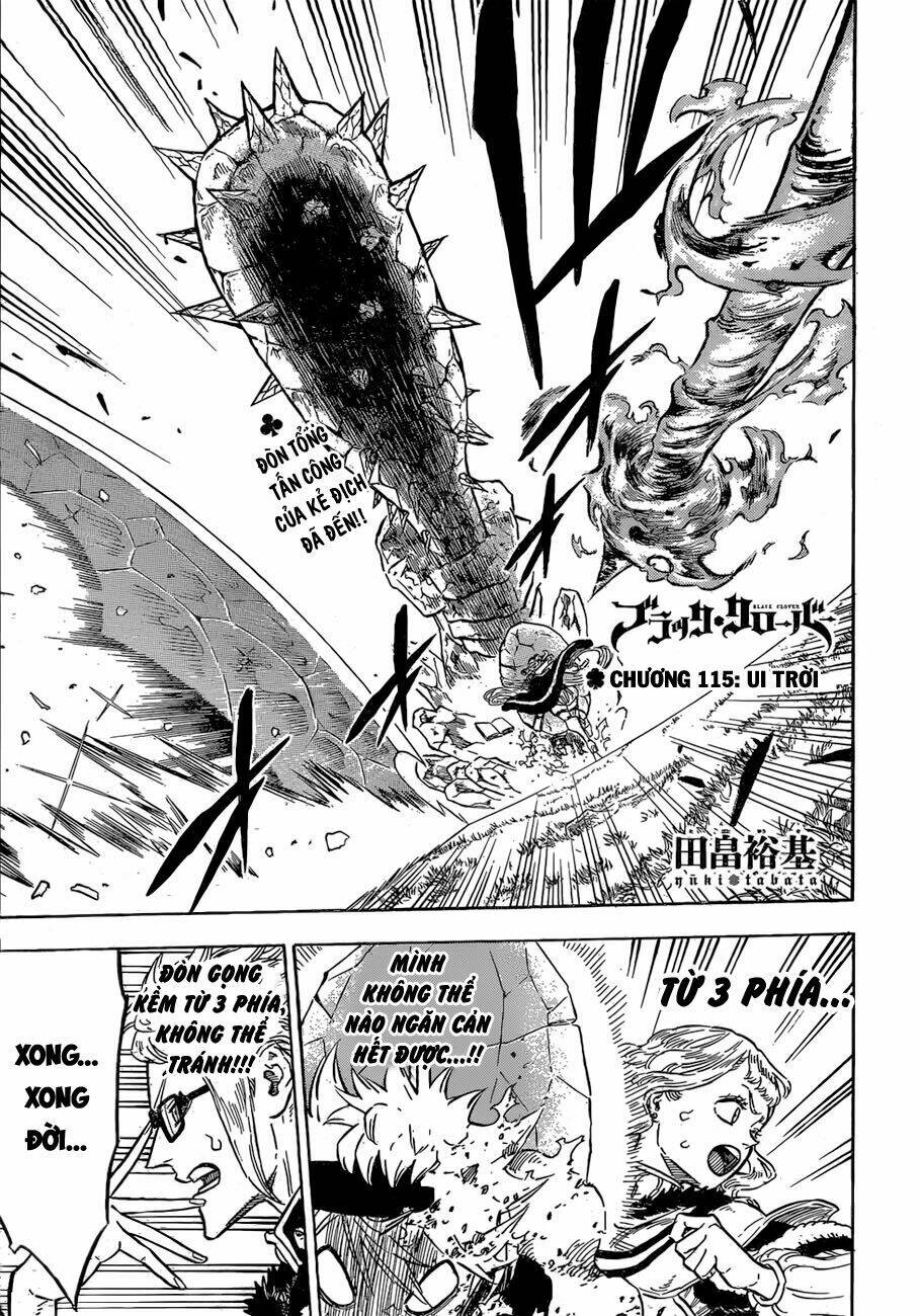 black clover - pháp sư không phép thuật chapter 115 - Trang 2