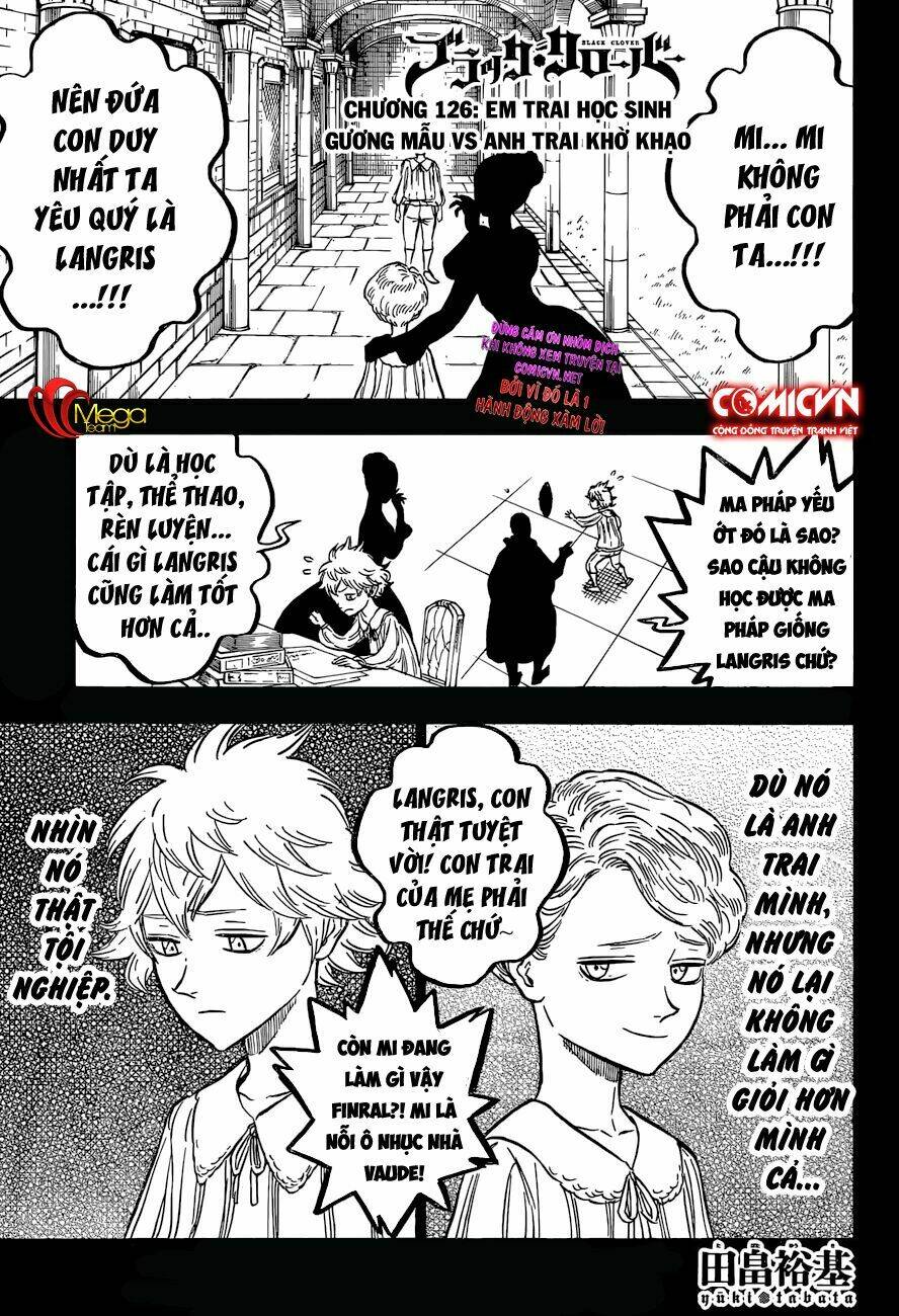 black clover - pháp sư không phép thuật chapter 126 - Trang 2