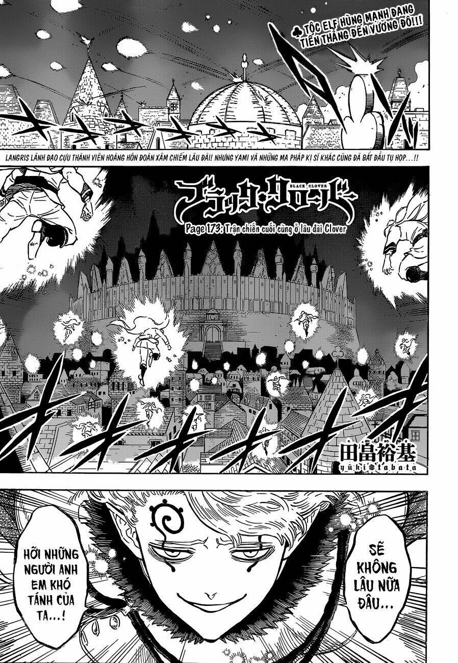 black clover - pháp sư không phép thuật chapter 173 - Trang 2