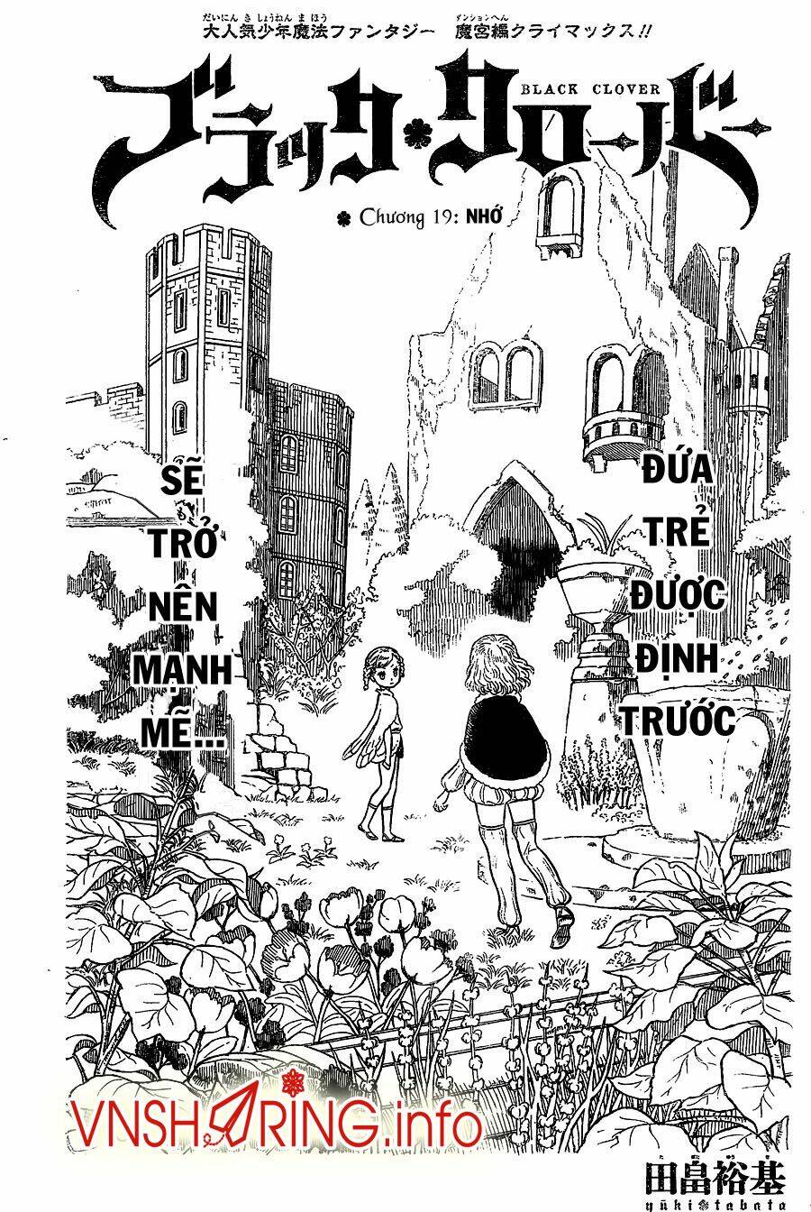 black clover - pháp sư không phép thuật chapter 19 - Trang 2