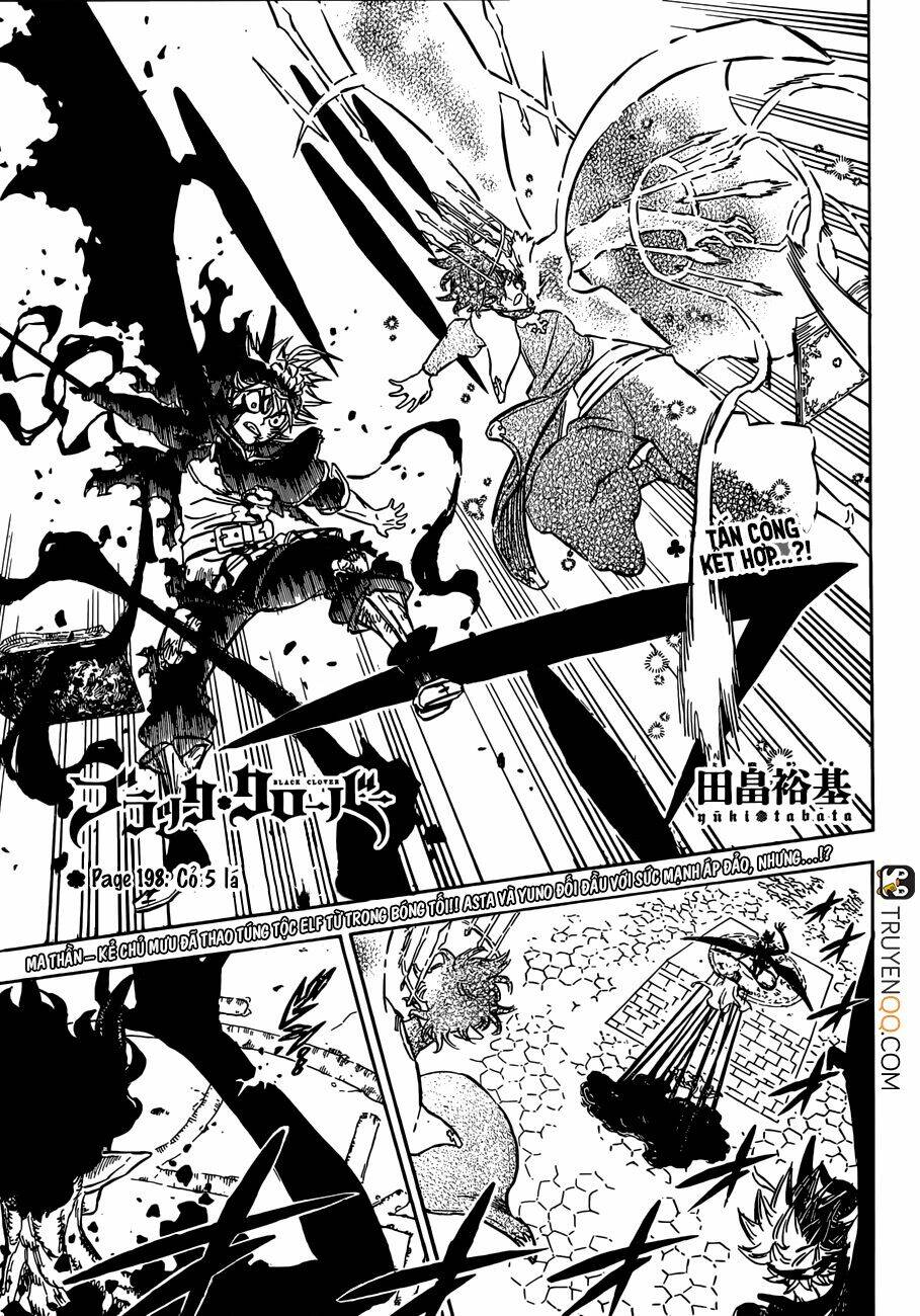 black clover - pháp sư không phép thuật chapter 198 - Trang 2