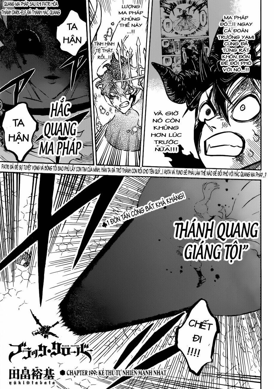 black clover - pháp sư không phép thuật chapter 199 - Trang 2