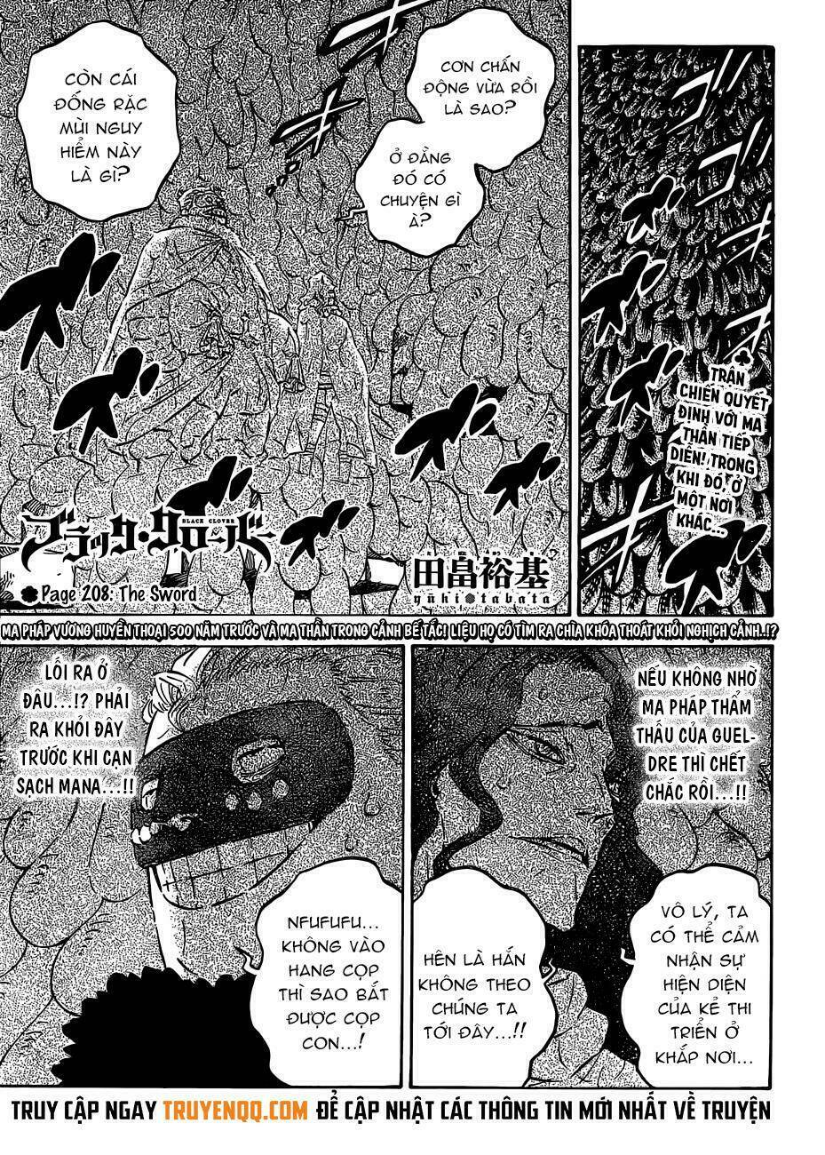 black clover - pháp sư không phép thuật chapter 208 - Trang 2