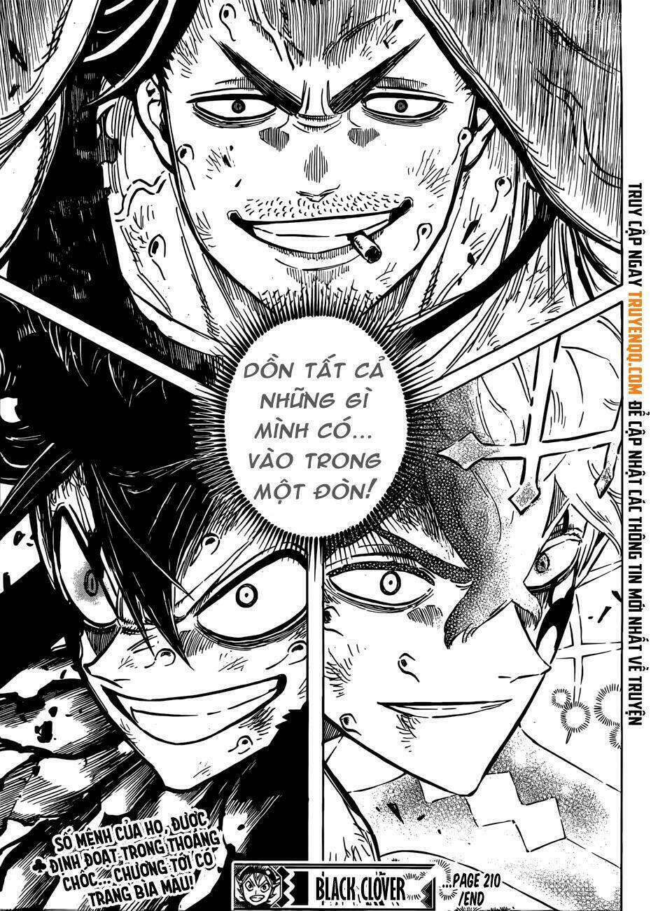 black clover - pháp sư không phép thuật chapter 210 - Trang 2