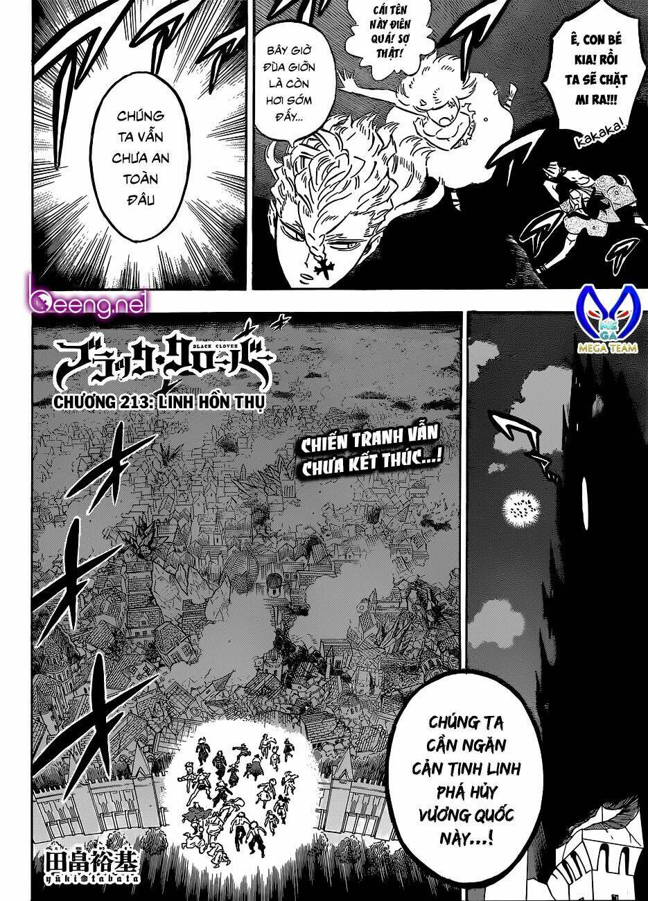 black clover - pháp sư không phép thuật chapter 213 - Trang 2