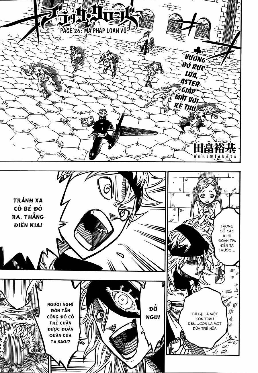 black clover - pháp sư không phép thuật chapter 26 - Trang 2