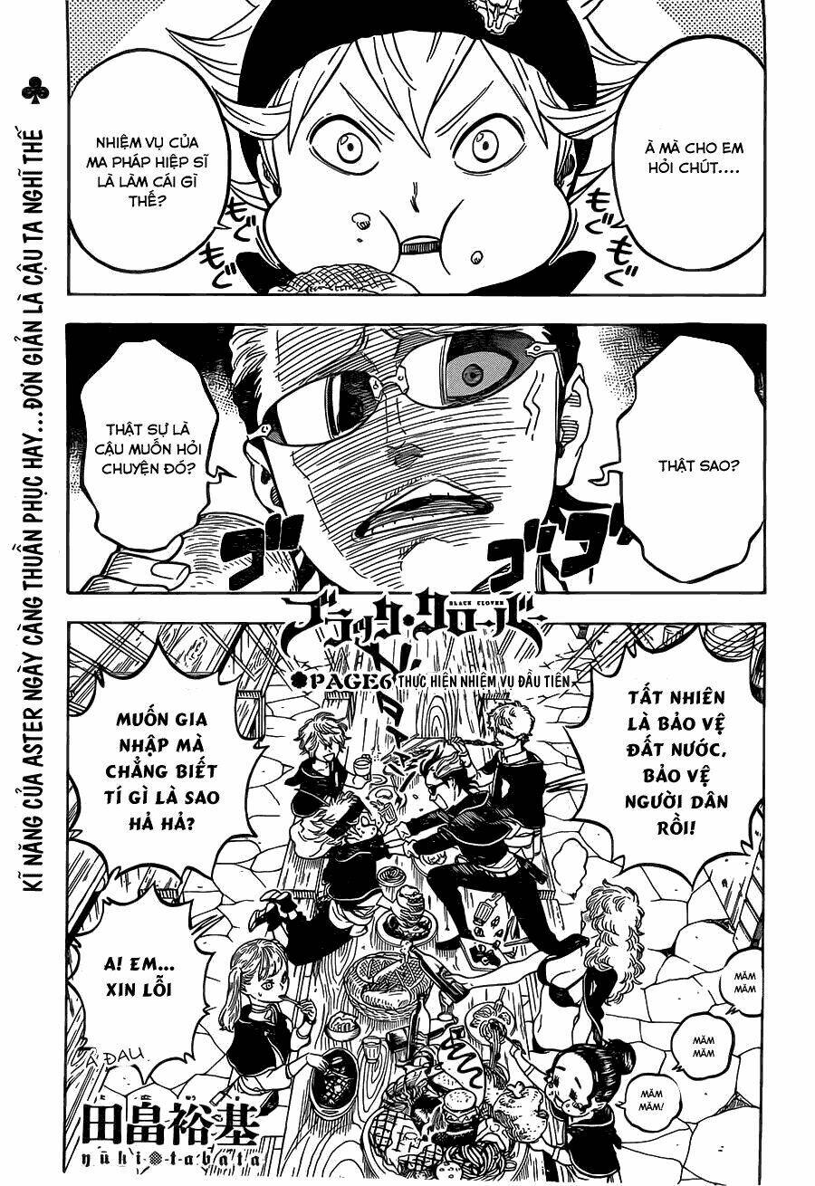 black clover - pháp sư không phép thuật chapter 6 - Trang 2