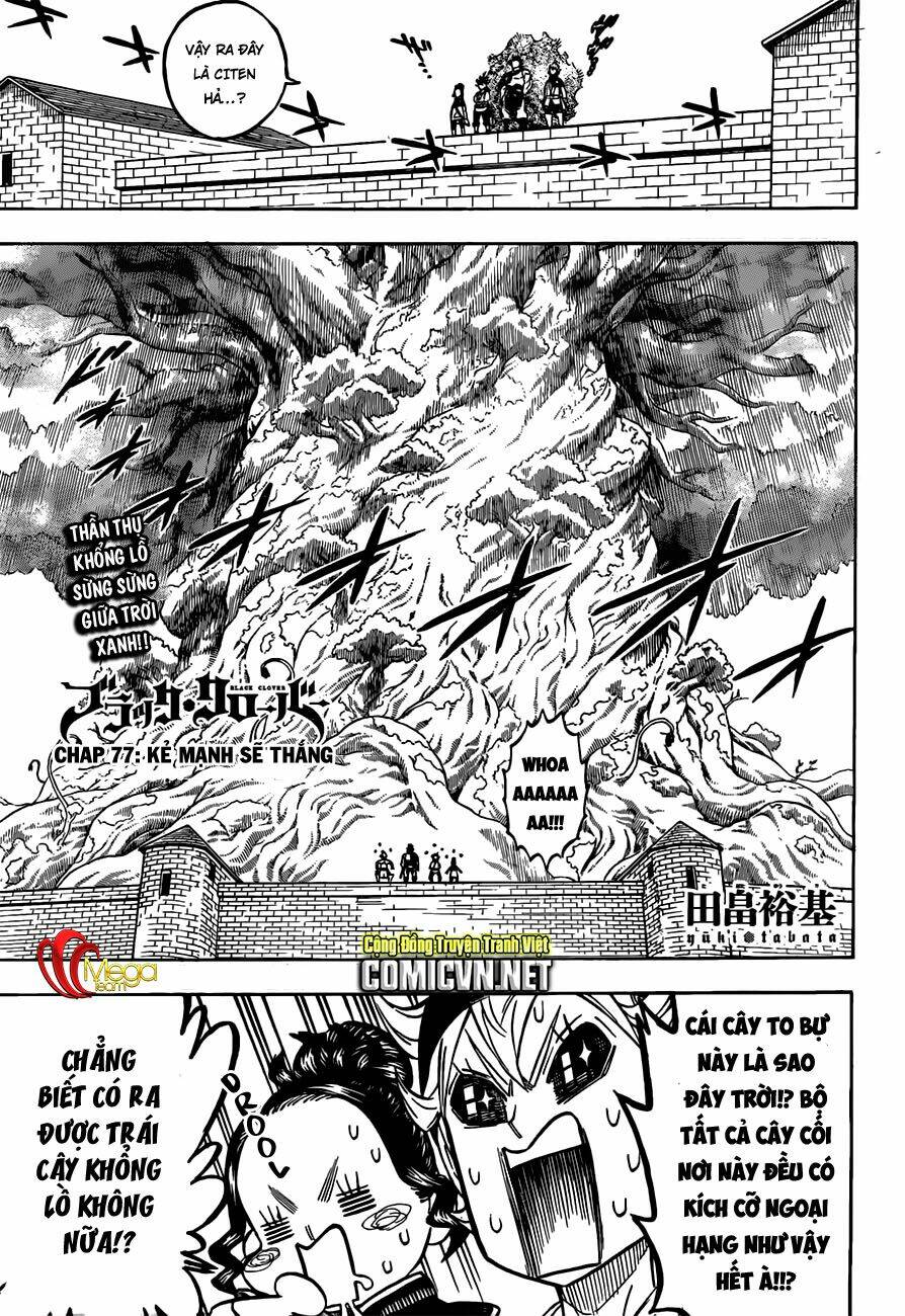 black clover - pháp sư không phép thuật chapter 77 - Trang 2