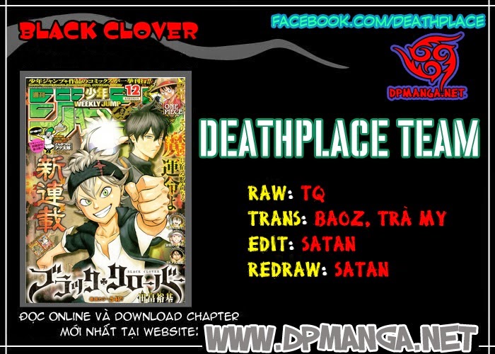 black clover - thế giới phép thuật chương 9 - Next chương 10