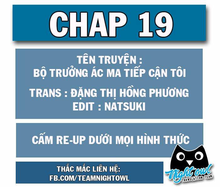 bộ trưởng ác ma tiếp cận tôi chương 19 - Trang 2