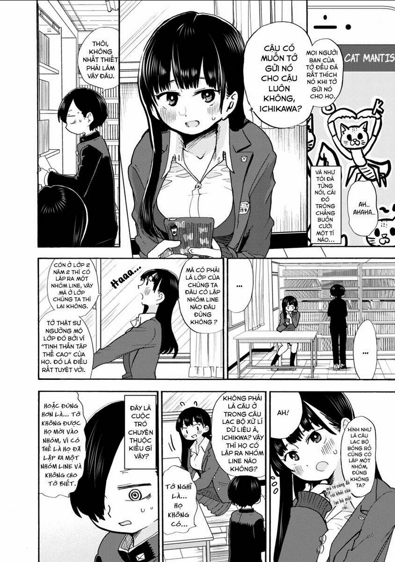 boku no kokoro yabai yatsu chapter 31: - tôi đang sử dụng line - Trang 2