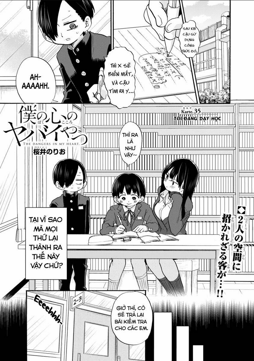 boku no kokoro yabai yatsu chapter 35: - tôi đang dạy học - Trang 2