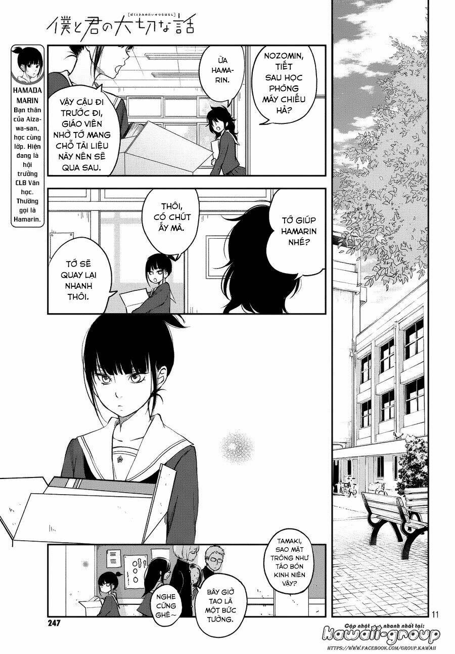 boku to kimi no taisetsu na hanashi chapter 11 - Trang 2