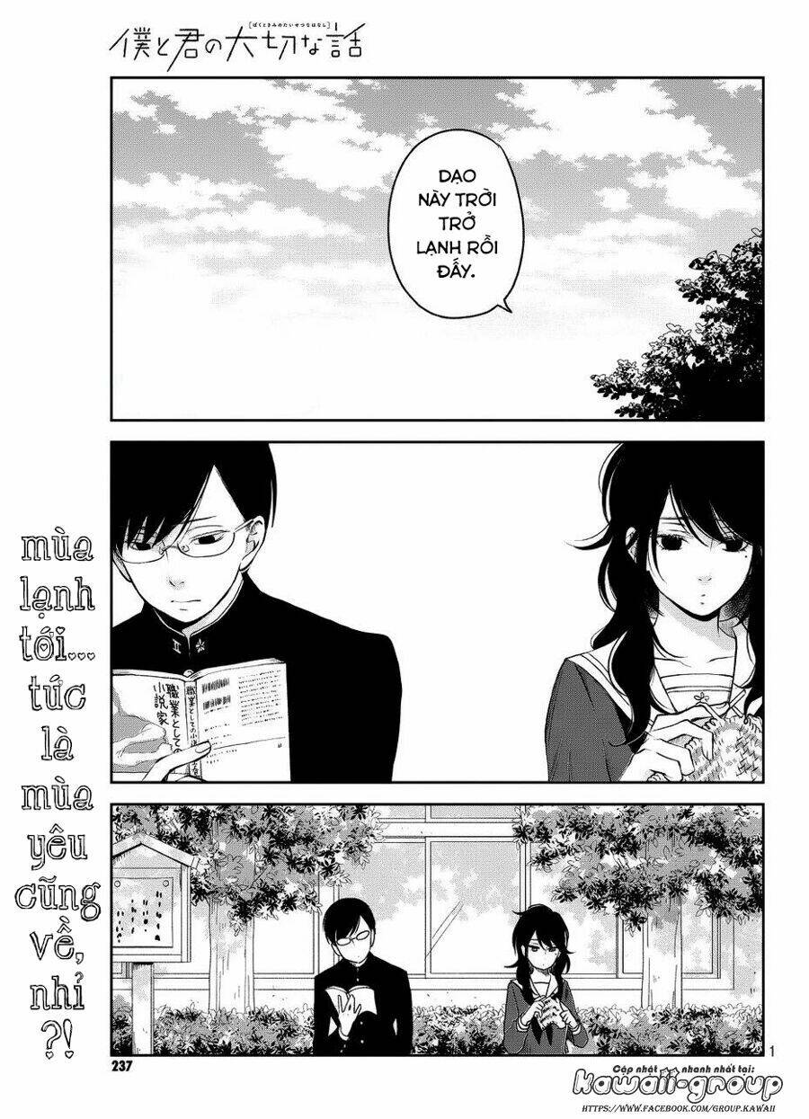 boku to kimi no taisetsu na hanashi chapter 11 - Trang 2