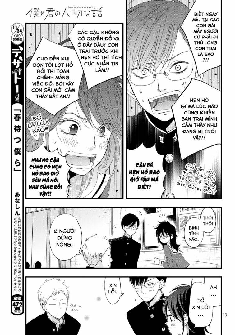 boku to kimi no taisetsu na hanashi chapter 4 - Trang 2